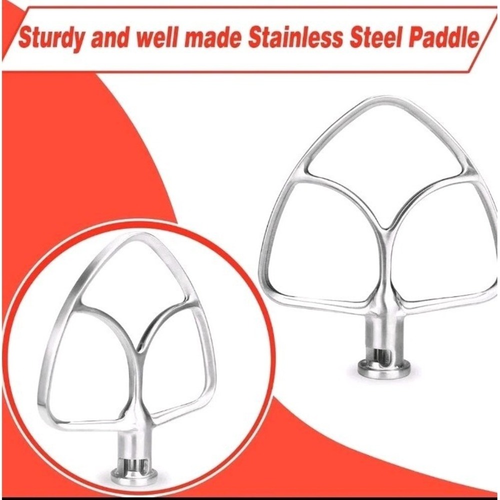 Stainless Steel Flat Beater Replacement for Aid 4.5-5 Qt Tilt-Head Stand Mixers - Picture 12 of 16